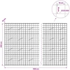 Gabionas su 3,5 mm viela ir 10x10 cm tinkleliu 1150x10x200 cm