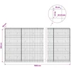 Gabionas su 3,5 mm viela ir 10x10 cm tinkleliu 1000x50x200 cm