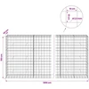 Gabionas su 3,5 mm viela ir 10x10 cm tinkleliu 1200x50x150 cm