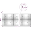 Gabionas su 3,5 mm viela ir 10x10 cm tinkleliu 550x10x100 cm