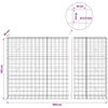 Gabionas su 3,5 mm viela ir 10x10 cm tinkleliu 950x30x150 cm