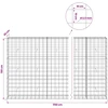Gabionas su 3,5 mm viela ir 10x10 cm tinkleliu 1150x30x150 cm