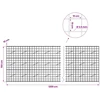 Gabionas su 3,5 mm viela ir 10x10 cm tinkleliu 1200x10x150 cm