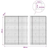 Gabionas su 3,5 mm viela ir 10x10 cm tinkleliu 900x50x200 cm
