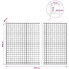 Gabionas su 3,5 mm viela ir 10x10 cm tinkleliu 1100x30x200 cm