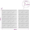 Gabionas su 3,5 mm viela ir 10x10 cm tinkleliu 1000x10x200 cm