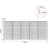 Gabionas su 3,5 mm viela ir 10x10 cm tinkleliu 500x20x200 cm