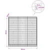 Gabionas su 3,5 mm viela ir 5x10 cm tinkleliu 150x50x150 cm