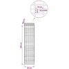 Gabionas su 3,5 mm viela ir 5x10 cm tinkleliu 50x100x200 cm
