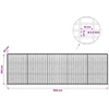 Gabionas su 3,5 mm viela ir 5x10 cm tinkleliu 500x30x150 cm