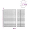 Gabionas su 3,5 mm viela ir 5x10 cm tinkleliu 850x30x200 cm