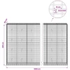 Gabionas su 3,5 mm viela ir 5x10 cm tinkleliu 1000x50x200 cm