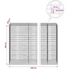 Gabionas su 3,5 mm viela ir 5x10 cm tinkleliu 1150x100x200 cm