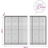Gabionas su 3,5 mm viela ir 5x10 cm tinkleliu 1100x50x200 cm