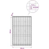 Gabionas su 3,5 mm viela ir 5x10 cm tinkleliu 100x30x150 cm