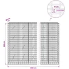Gabionas su 3,5 mm viela ir 5x10 cm tinkleliu 850x20x200 cm