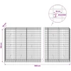 Gabionas su 3,5 mm viela ir 5x10 cm tinkleliu 800x50x150 cm