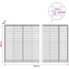 Gabionas su 3,5 mm viela ir 5x10 cm tinkleliu 1150x50x200 cm