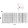 Gabionas su 3,5 mm viela ir 5x10 cm tinkleliu 550x10x100 cm
