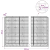 Gabionas su 3,5 mm viela ir 5x10 cm tinkleliu 1000x20x200 cm