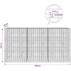 Gabionas su 3,5 mm viela ir 5x10 cm tinkleliu 300x20x150 cm