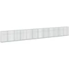 Gabionas su 3,5 mm viela ir 5x10 cm tinkleliu 1200x50x150 cm