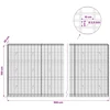 Gabionas su 3,5 mm viela ir 5x10 cm tinkleliu 900x30x150 cm