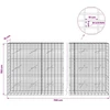 Gabionas su 3,5 mm viela ir 5x10 cm tinkleliu 700x10x150 cm