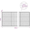 Gabionas su 3,5 mm viela ir 5x10 cm tinkleliu 1000x30x150 cm