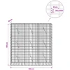 Gabionas su 3,5 mm viela ir 5x10 cm tinkleliu 150x10x150 cm