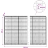 Gabionas su 3,5 mm viela ir 5x10 cm tinkleliu 1200x50x200 cm