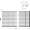 Gabionas su 3,5 mm viela ir 5x10 cm tinkleliu 750x30x200 cm