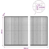 Gabionas su 3,5 mm viela ir 5x2,5 cm tinkleliu 1200x30x200 cm