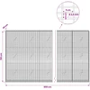 Gabionas su 3,5 mm viela ir 5x2,5 cm tinkleliu 850x20x150 cm