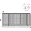 Gabionas su 3,5 mm viela ir 5x2,5 cm tinkleliu 450x50x200 cm