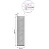 Gabionas su 3,5 mm viela ir 5x2,5 cm tinkleliu 50x10x200 cm