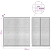 Gabionas su 3,5 mm viela ir 5x2,5 cm tinkleliu 650x20x150 cm