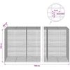Gabionas su 3,5 mm viela ir 5x2,5 cm tinkleliu 700x100x150 cm
