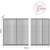 Gabionas su 3,5 mm viela ir 5x2,5 cm tinkleliu 950x30x200 cm