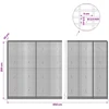 Gabionas su 3,5 mm viela ir 5x2,5 cm tinkleliu 850x30x200 cm