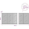 Gabionas su 3,5 mm viela ir 5x2,5 cm tinkleliu 650x10x100 cm
