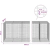 Gabionas su 3,5 mm viela ir 5x2,5 cm tinkleliu 1050x100x100 cm