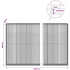 Gabionas su 3,5 mm viela ir 5x2,5 cm tinkleliu 1000x30x200 cm