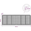 Gabionas su 3,5 mm viela ir 5x2,5 cm tinkleliu 600x100x200 cm