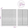 Gabionas su 3,5 mm viela ir 5x2,5 cm tinkleliu 950x20x150 cm