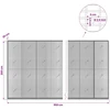 Gabionas su 3,5 mm viela ir 5x2,5 cm tinkleliu 950x20x200 cm