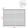 Gabionas su 3,5 mm viela ir 5x2,5 cm tinkleliu 200x30x150 cm
