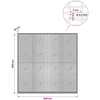 Gabionas su 3,5 mm viela ir 5x2,5 cm tinkleliu 200x20x200 cm
