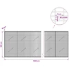 Gabionas su 3,5 mm viela ir 5x2,5 cm tinkleliu 1050x10x100 cm