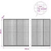 Gabionas su 3,5 mm viela ir 5x2,5 cm tinkleliu 650x30x200 cm